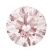 Zirkonia pale rose Brillantschliff