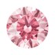 Zirkonia rose Brillantschliff