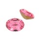 Simili foliert oval rose 8 x 6 mm