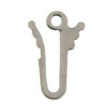 Schnepper 10 x 6 mm 1 rhg. Silber