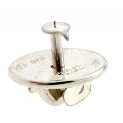 Sicherung Ø 10,0 mm mit 2 Flügeln Silber