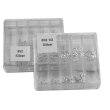 Sortiment Binderinge oval 3,0 - 8,0 mm 120 St. Double