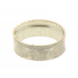 Zargenfassung oval 10 x 8 mm Silber