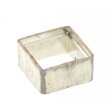 Zargenfassung carre 2 x 2 mm Silber