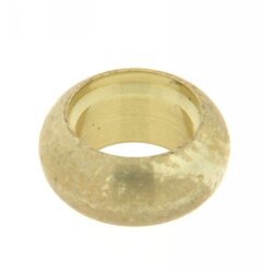 Zargenfassung rund bauchig Ø 3,5 mm 750/- gelb