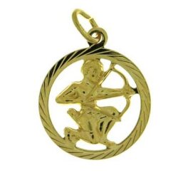 Tierkreiszeichen Schütze 585/- gelb