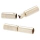 Bajonettschließe Ø 2,7 + 2,0 mm 585/- weiß