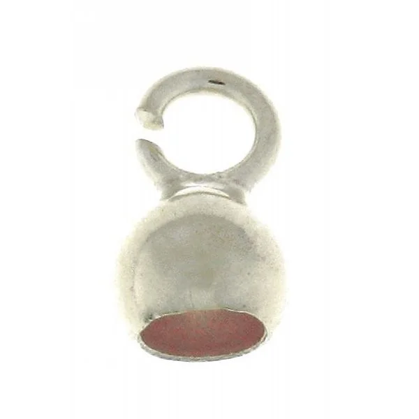 Kapsel offene Öse Ø 4,0 mm Silber